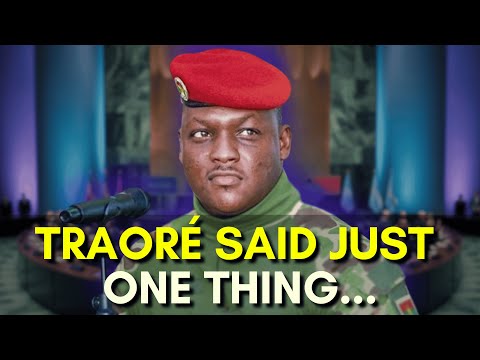 Traoré Was Called a 'Warmonger' to His Face at the UN! But One Sentence Made Headlines!