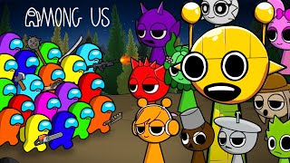 어몽어스 Among Us VS Sprunki Lore Monster | Among Us Animation