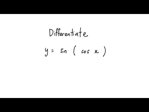 Differentiation | Derivative of Trigonometric Functions | Q24
