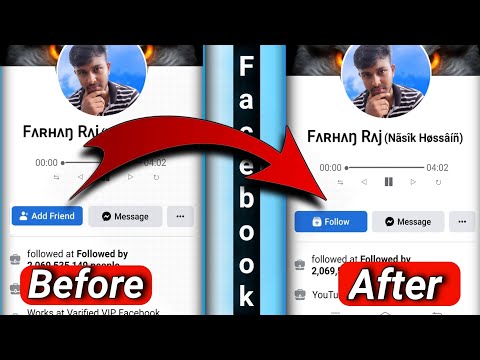 How to add Follow Button on Facebook || enable follow button on facebook || In Hindi