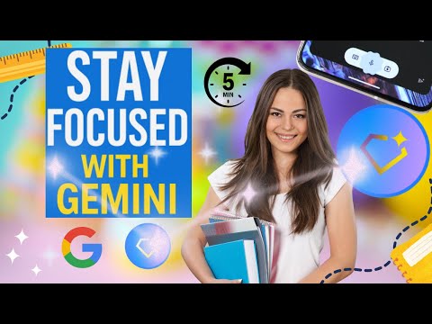 Stay Focused While Studying with Google Gemini | AI Study Hacks That Actually Work in 2025!
