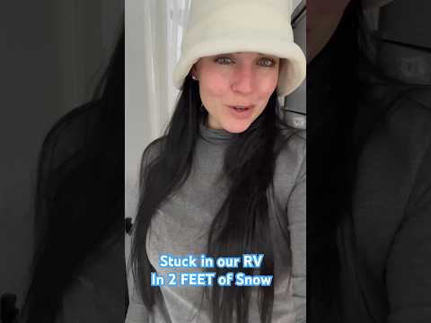 TWO Feet of SNOW | LIVING in our RV Tiny Home