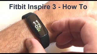 Fitbit Inspire 3 - All Settings (How To / Full User Guide)