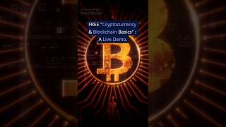 Cryptocurrency  Blockchain Basics: Live Demo #cryptolearning #learncrypto #learnblockchain #shorts