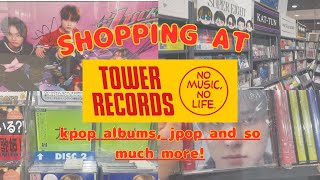 SHOPPING AT TOWER RECORDS! EVERYTHING FROM KPOP, JPOP, WESTERN POP ETC!!