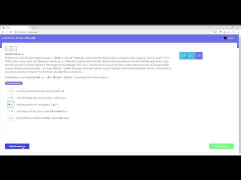 Exam-online Demo Project made by Laravel 7.4 and Vue.js 2.6