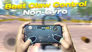 NON GYROSCOPE FOUR FINGER CONTROL CODE PUBG MOBILE BGMI🔥 | NON GYRO CONTROL SETTING CODE