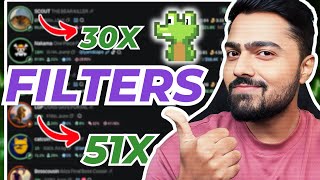 My GMGN Filters For Finding 100X MEMECOINS!