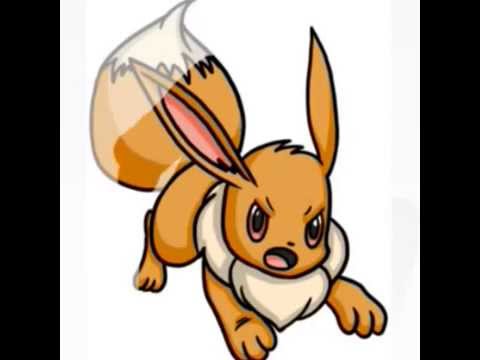 Learn to draw cartoon animation Pokemon Eevee