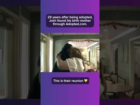 Josh reunites with his birth mother after 29 years
