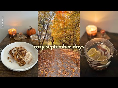 cozy & relaxing september days | autumn vlog 🍂