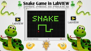 Snake Game in LabVIEW ||Creative Ideas || Electronics || #Snake Game  #CreativeideasEEE