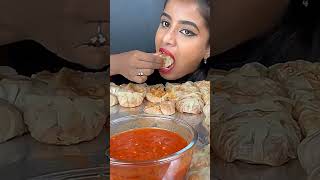 "Fire in Every Bite: The Ultimate Spicy Momo Challenge!" #foodlove