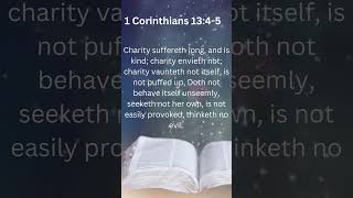 Attributes of Love. 1 Corinthians 13:4-5.