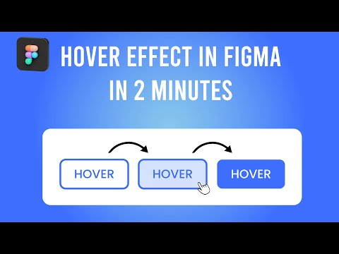Create a Button with Hover Effect in Figma | 2 Minutes Figma Tutorial