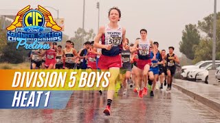 2025 XC - CIF-SS Prelims (Day 1) -  Boys D5 - Heat 1