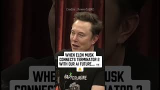 Elon Musk’s Warning About AI via Terminator 2 Reference ⚠️ | PodClip