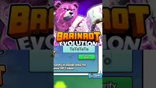 Brainrot Evolution N e w Codes Roblox