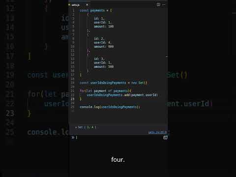 JavaScript Sets: Unique Collections  #coding #javascript #datastructures #learning #datastructure