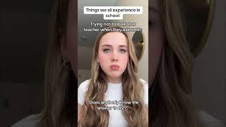 Things we can all relate to in school #comedy #funny #relatable #school