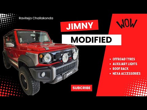 Unleashing the Red Beast:Modified Suzuki Jimny! #jimny #nexa #RedBeast