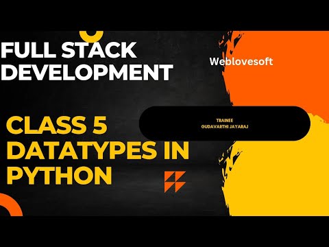 Class 5 Data types in python