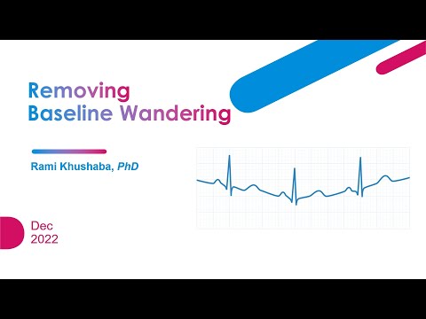 Removing Baseline Wandering