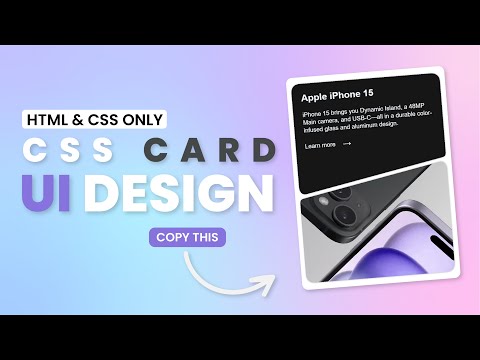 Responsive Card Design using HTML and CSS only | Devly Code