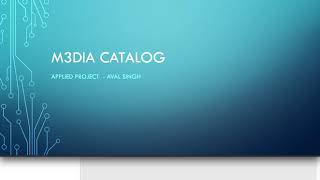 Media Catalog - Code Demo