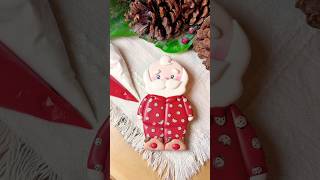 🎅🏻✨Santa in PJs!✨🎅🏻  #christmas #cookies  #decoratedcookies #santaclaus #christmasbaking