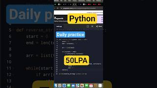 Day 2 Coding Till I get 50 LPA #shorts #shortvideos #dsa  #coding #python #javascript