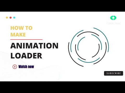 Build a CSS Spinner Animation | css loading animation