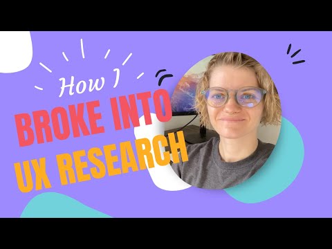 How I broke into UX RESEARCH with an ANTHROPOLOGY degree