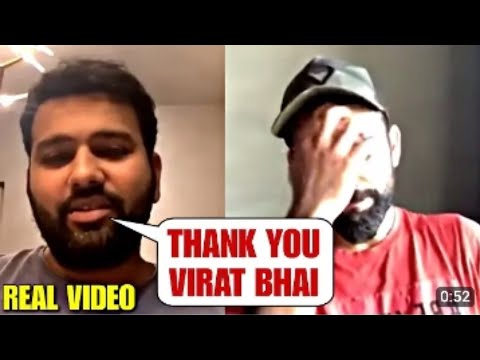 Rohit Sharma Thanked & Consults Emotional Virat Kohli after RCB helped MI to qualify for Playoffs