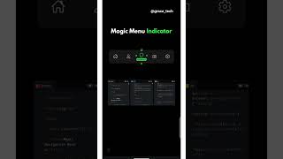 Magic Menu Indicator with JavaScript, HTML, and CSS #uiux #webdevelopment #navigationmenu #webdesign
