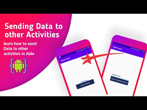 AIDE TUTORIAL learn how to send Data to other activities