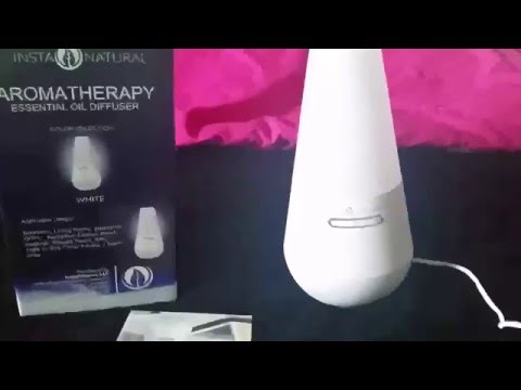 InstaNatural Essential Oil Diffuser for Aromatherapy Review