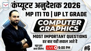 Computer Graphics Most Important Questions🔥Computer Anudeshak Classes 2026 | MP ITI TO Class