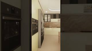 Modern Kitchen Design | 3D Rendering & Interior Visualization in Enscape