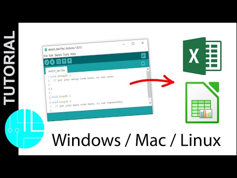 Arduino serial output to Excel/CSV (for Legacy IDE 1.8.x)