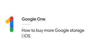 How to buy more Google storage | iOS