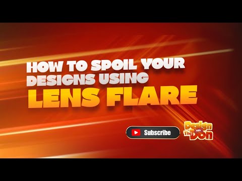 How to add lens flares to designs easily | Secret unveiled 2025