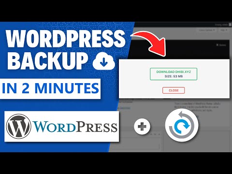 How To Backup WordPress Website 2024 | WordPress Backup Plugin (FREE)