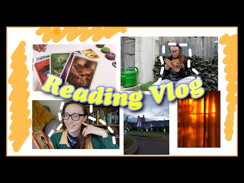 READING VLOG: board games, book haul, evening walk 🎲 📚🖼