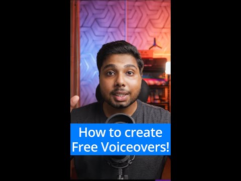 How To Create High Quality Voiceovers For your Videos For Free!
