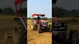 Mahindra NOVO 605 DI PS 4WD with Rotavator #mahindratractor #tractor #new #trending