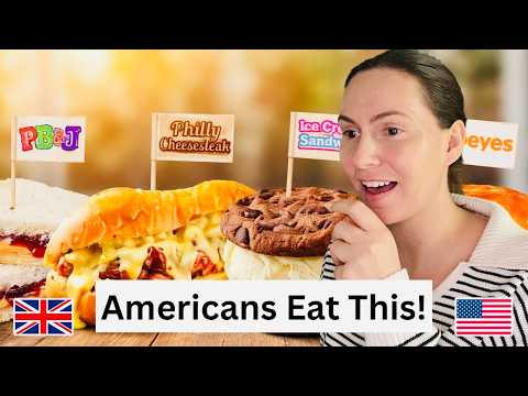 Brit Reacts to British Teens Try American Sandwiches for the First Time!