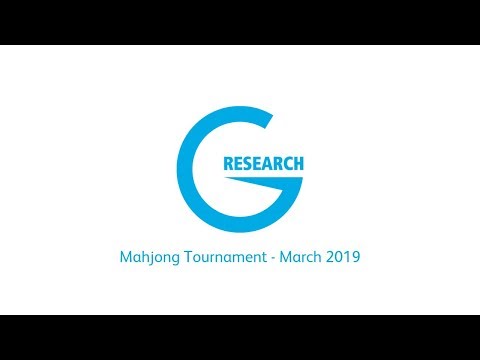 G Research Mahjong Tournament - March 2019