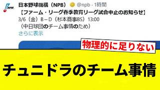 [What's this?] Tunisian Dragons' team situation [Professional baseball reactions] [2ch thread] [N...