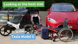 How much boot space is in the Tesla Model S?